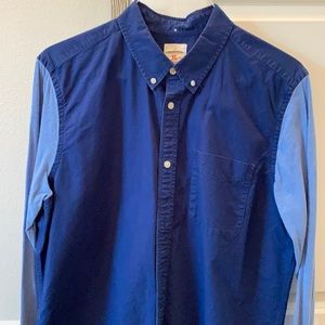 Men’s gap long sleeved mix media shirt